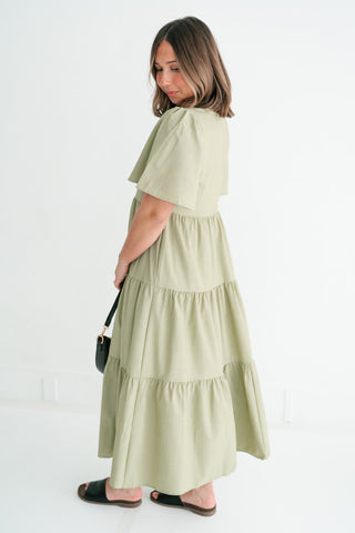 Eloise Standard Tiered Midi Dress