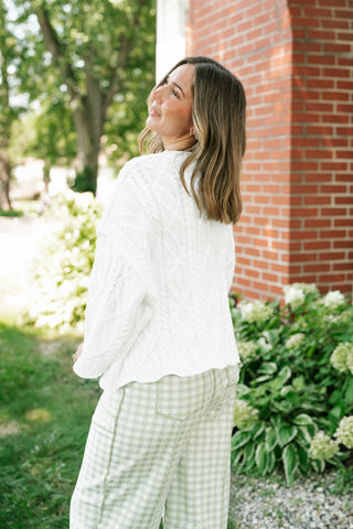 Day Trip Cable Knit Sweater