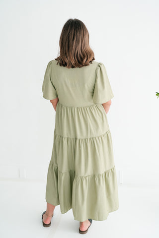 Eloise Standard Tiered Midi Dress
