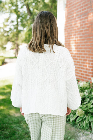 Day Trip Cable Knit Sweater