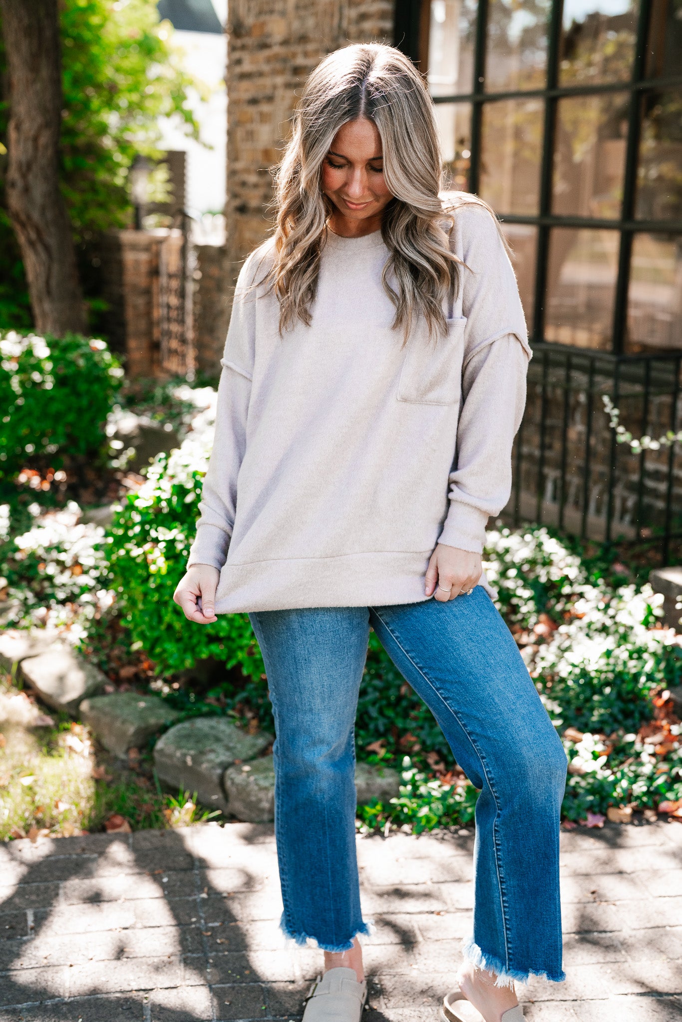 Sunday Drop Shoulder Oversized Sweater
