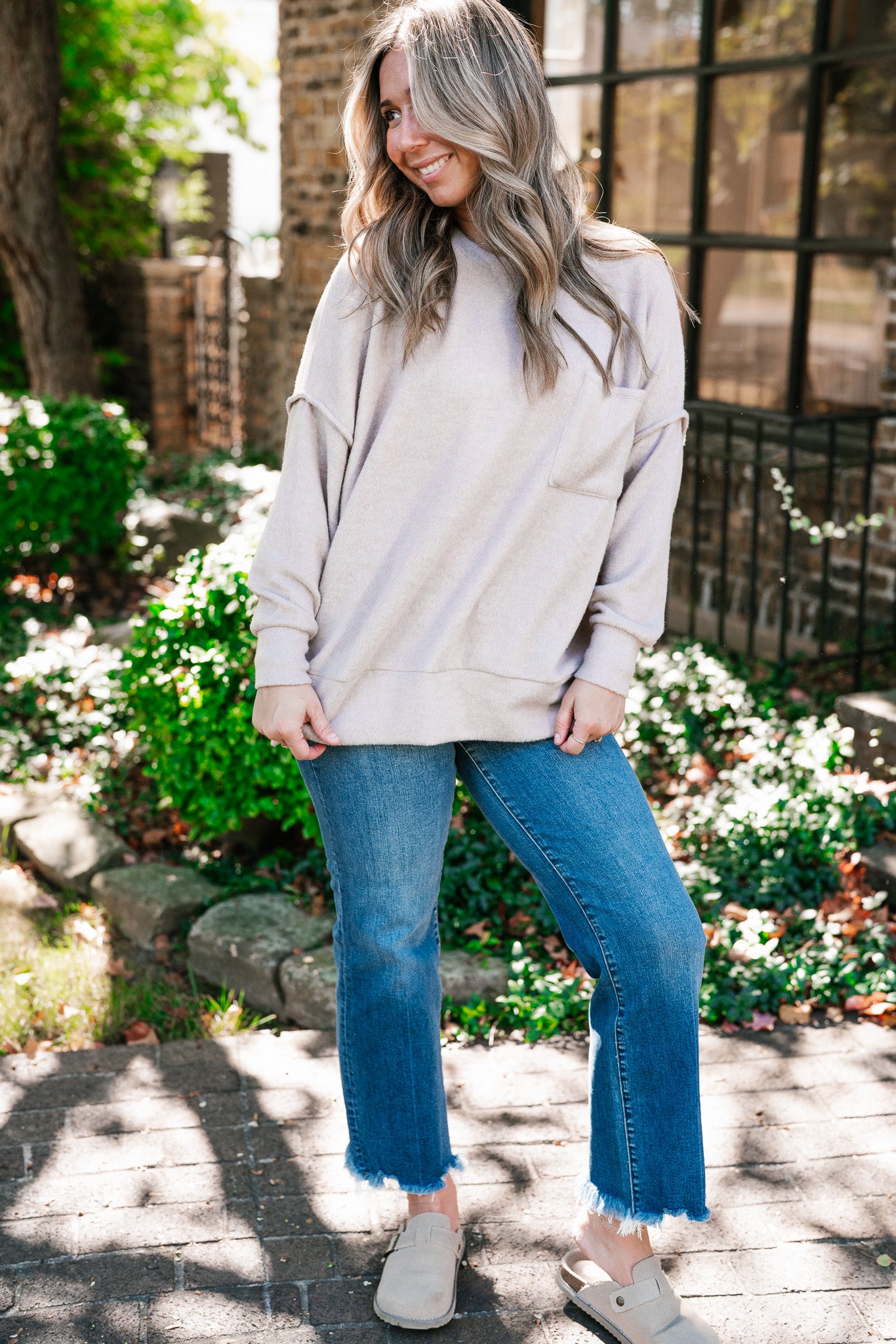 Sunday Drop Shoulder Oversized Sweater