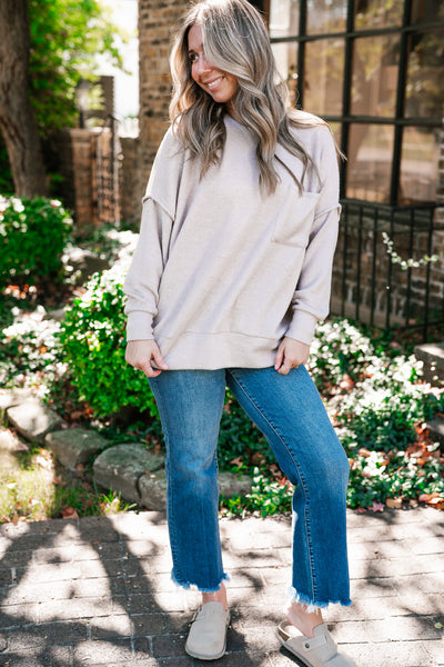 Sunday Drop Shoulder Oversized Sweater