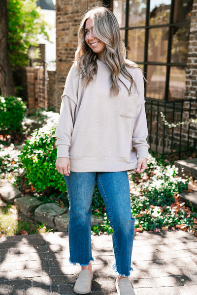 Sunday Drop Shoulder Oversized Sweater