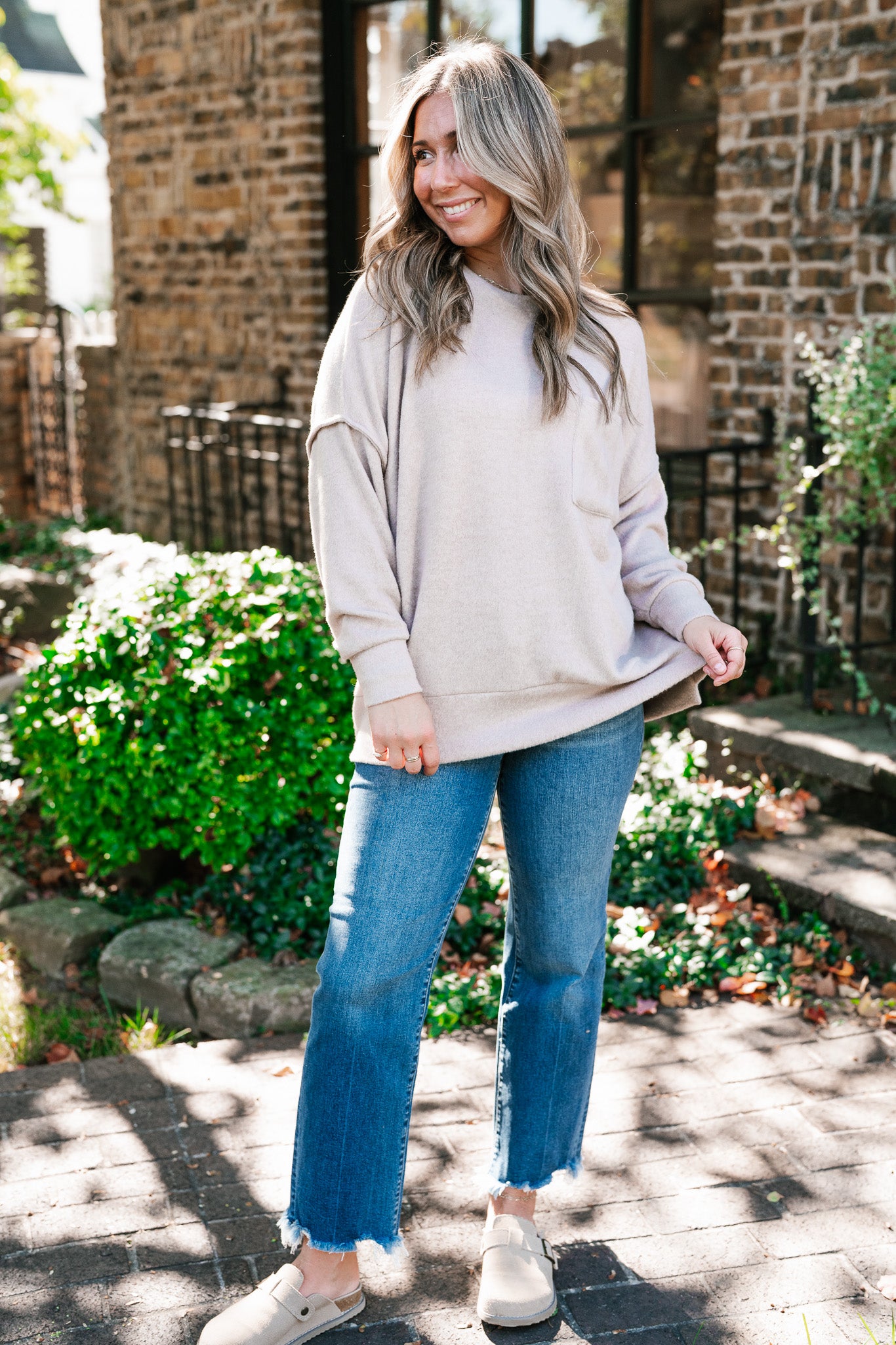 Sunday Drop Shoulder Oversized Sweater