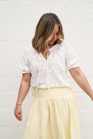 Flora May Embroidered Top