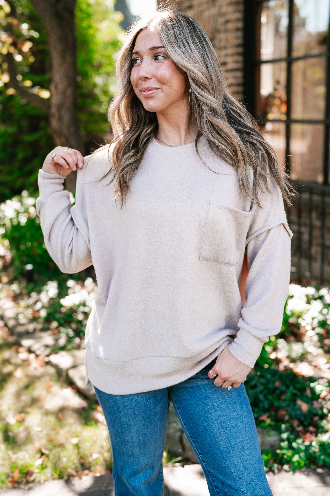 Sunday Drop Shoulder Oversized Sweater