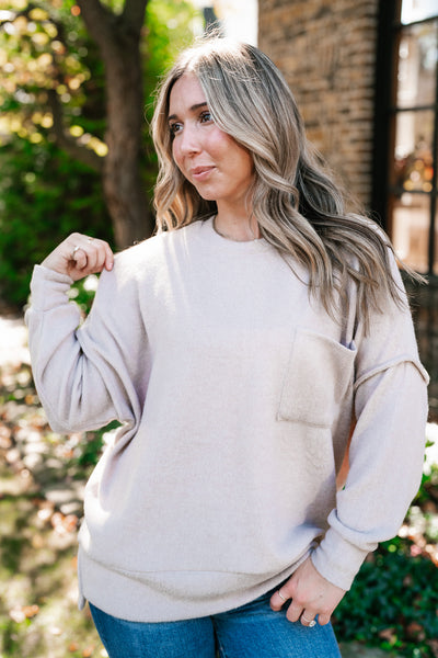 Sunday Drop Shoulder Oversized Sweater