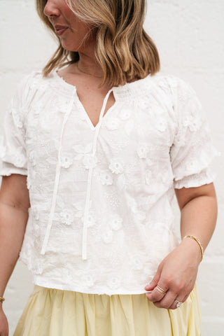 Flora May Embroidered Top
