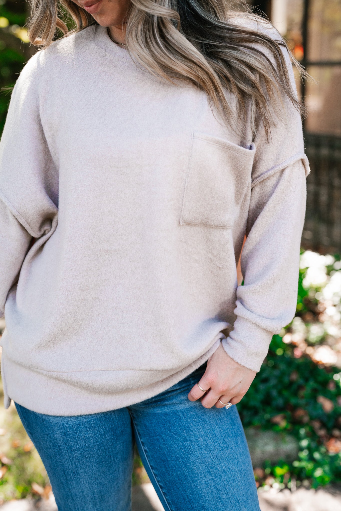 Sunday Drop Shoulder Oversized Sweater
