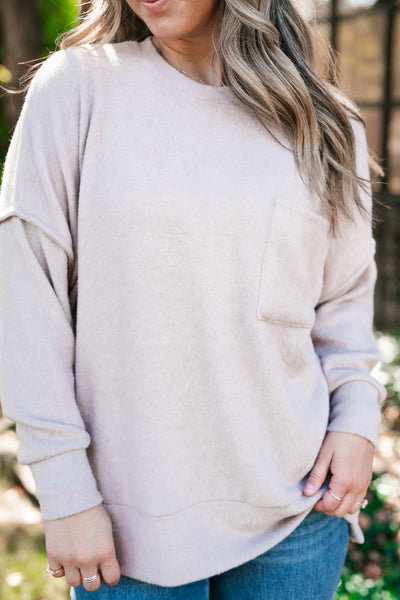 Sunday Drop Shoulder Oversized Sweater