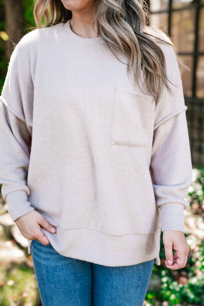 Sunday Drop Shoulder Oversized Sweater