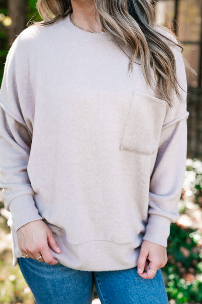 Sunday Drop Shoulder Oversized Sweater