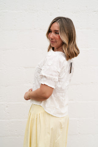 Flora May Embroidered Top