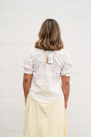 Flora May Embroidered Top