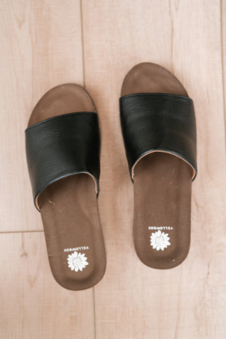 Kalo Black Slide Sandal