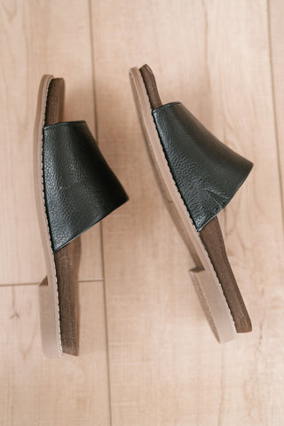 Kalo Black Slide Sandal
