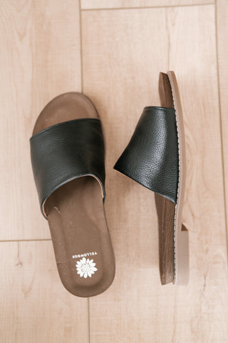 Kalo Black Slide Sandal