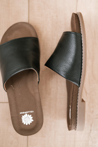 Kalo Black Slide Sandal