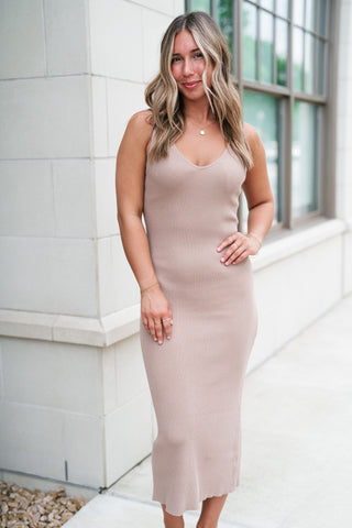 Viola Ribbed Maxi Dress