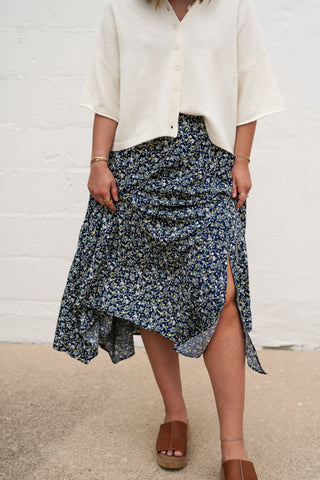 Serenity Floral Midi Skirt