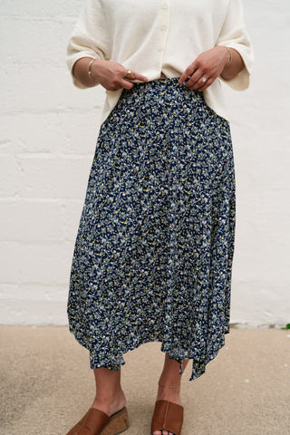 Serenity Floral Midi Skirt