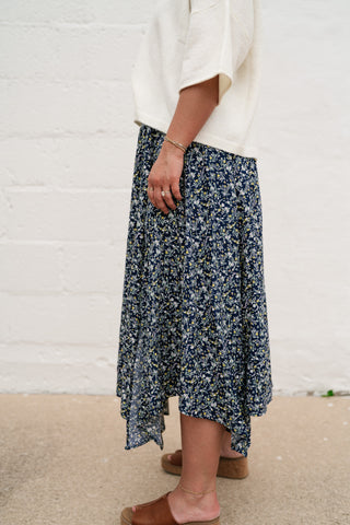 Serenity Floral Midi Skirt