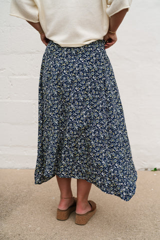 Serenity Floral Midi Skirt