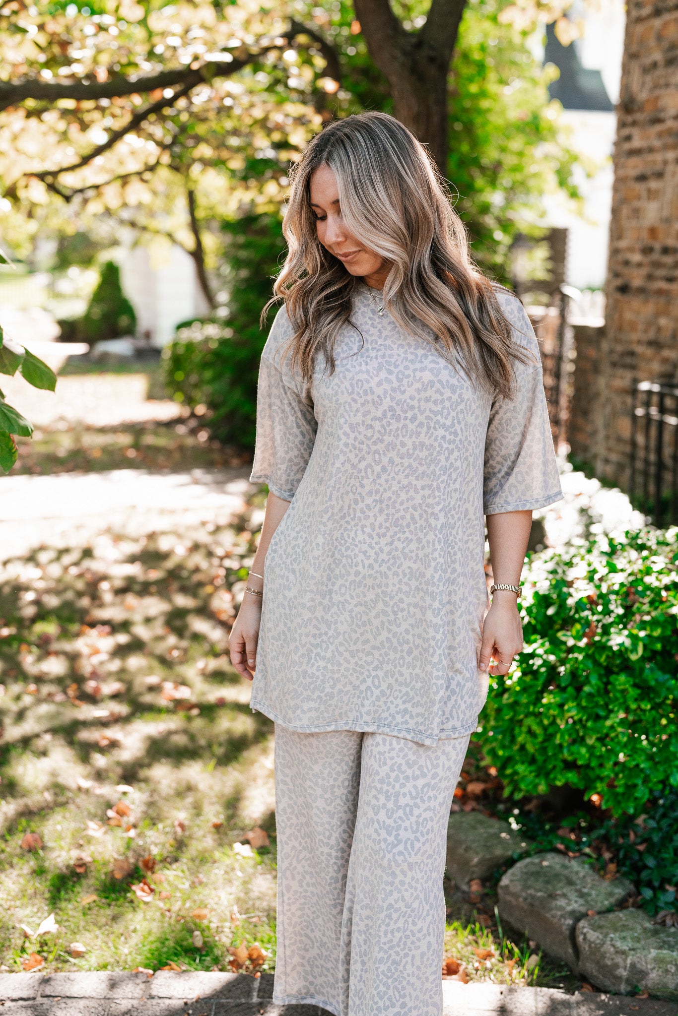 Wild Comfort Leopard Print Set - Top