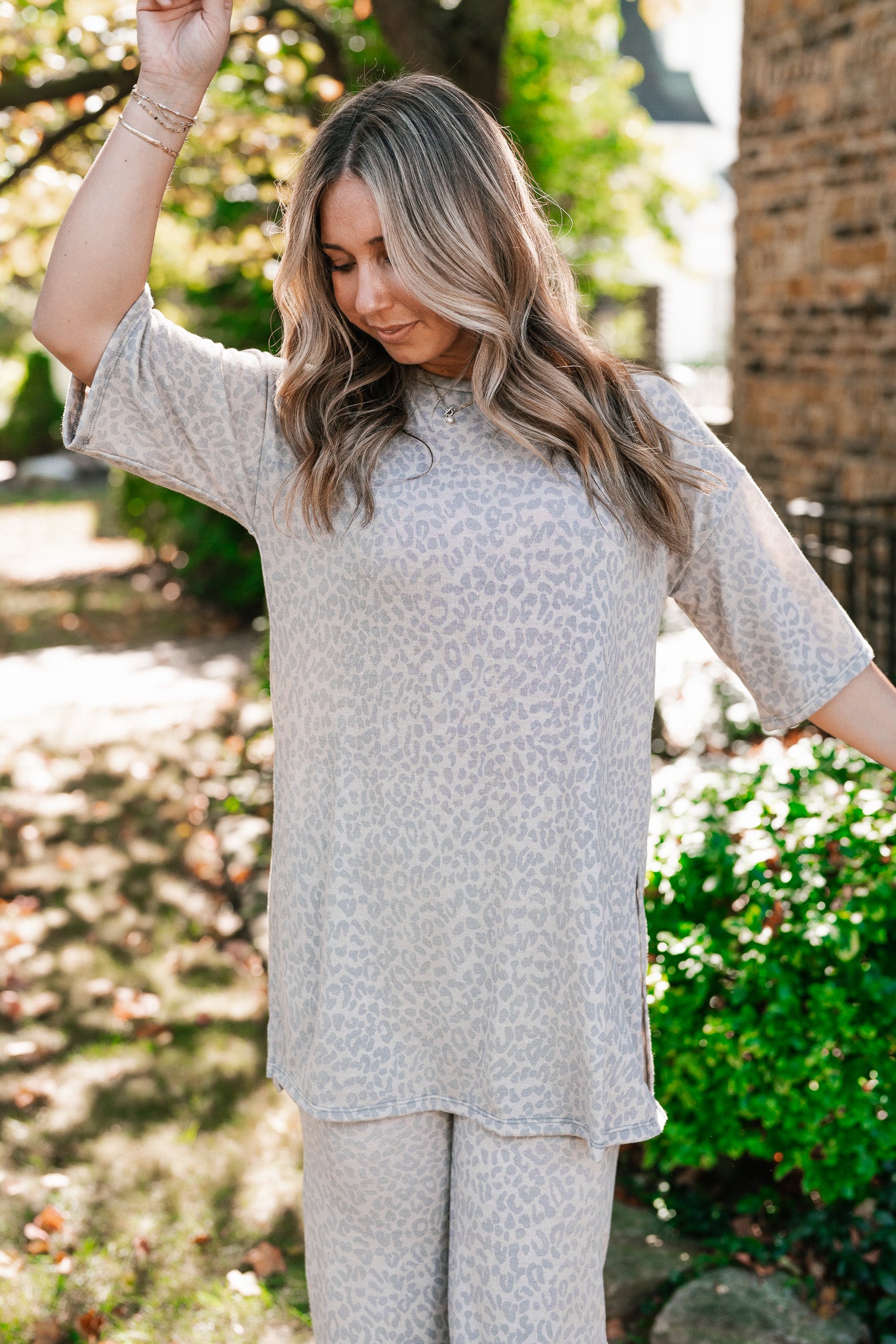 Wild Comfort Leopard Print Set - Top