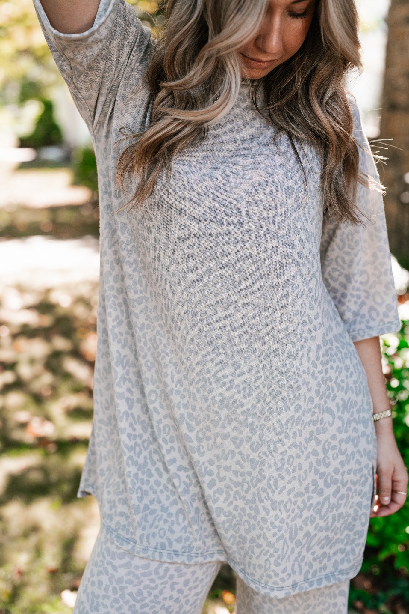 Wild Comfort Leopard Print Set - Top