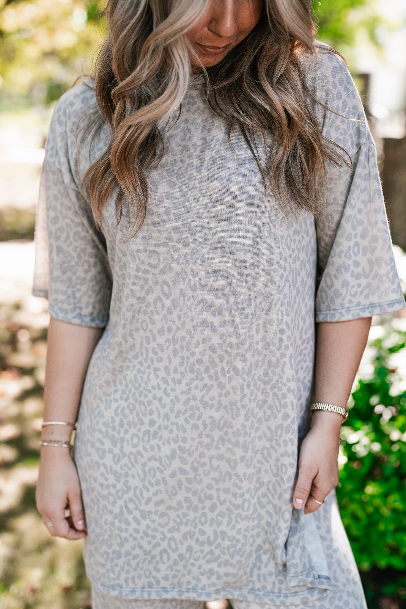 Wild Comfort Leopard Print Set - Top