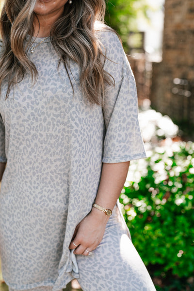 Wild Comfort Leopard Print Set - Top