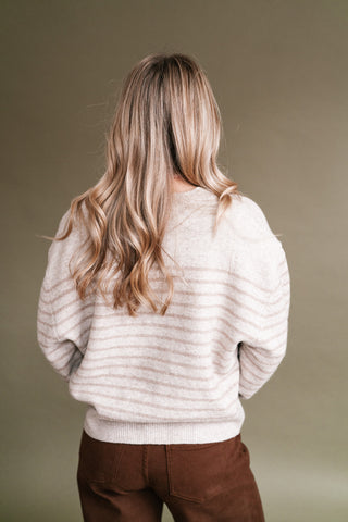 Next Chapter Striped Long Sleeve Sweater