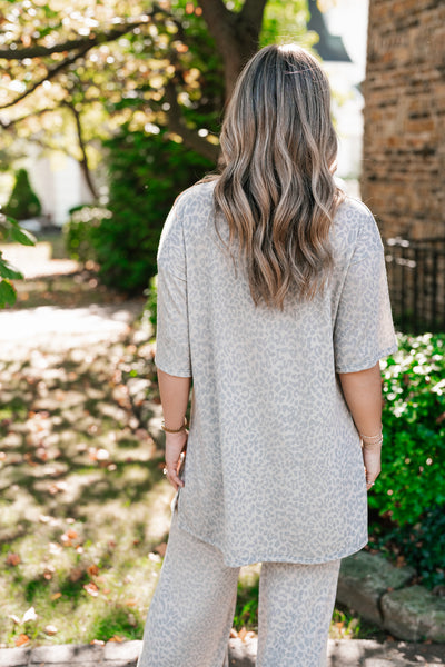 Wild Comfort Leopard Print Set - Top