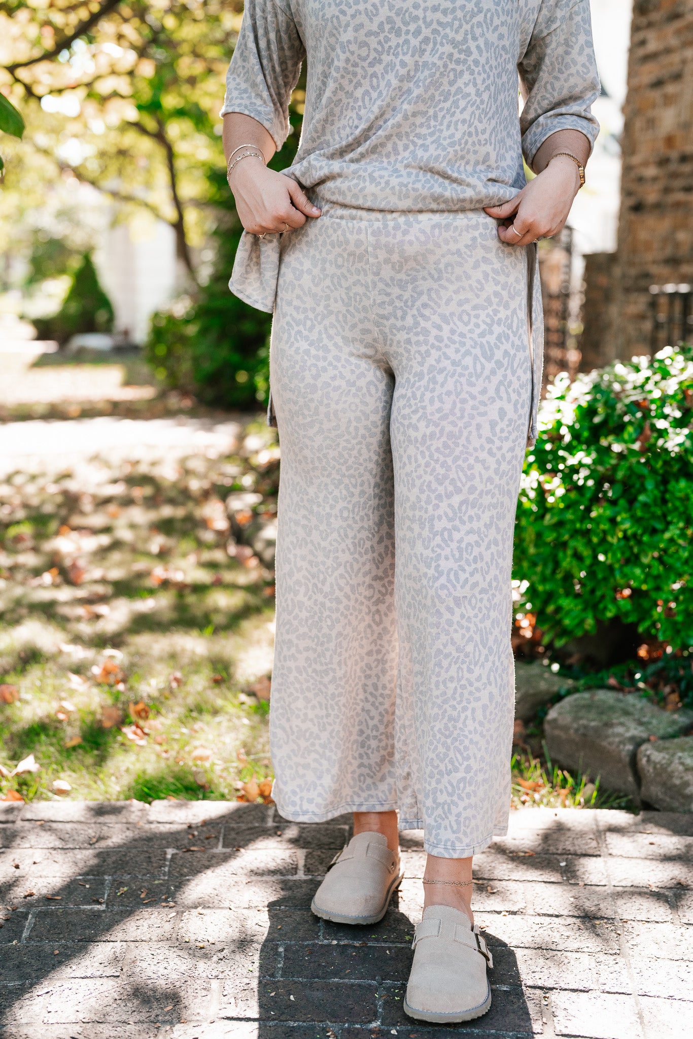 Wild Comfort Leopard Print Set - Bottom