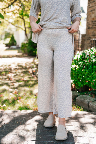 Wild Comfort Leopard Print Set - Bottom