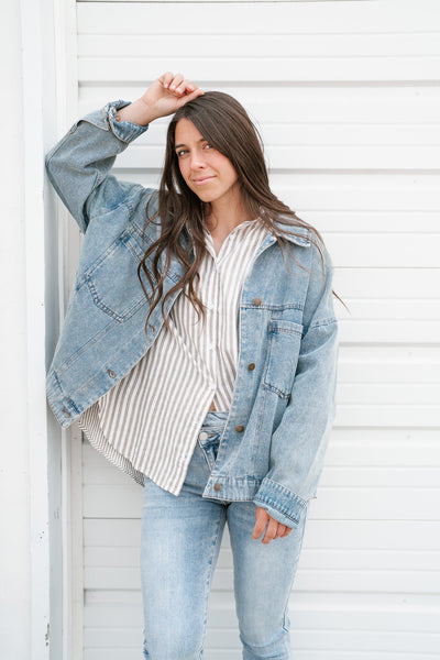 Luke Oversized Denim Jacket
