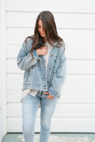 Luke Oversized Denim Jacket