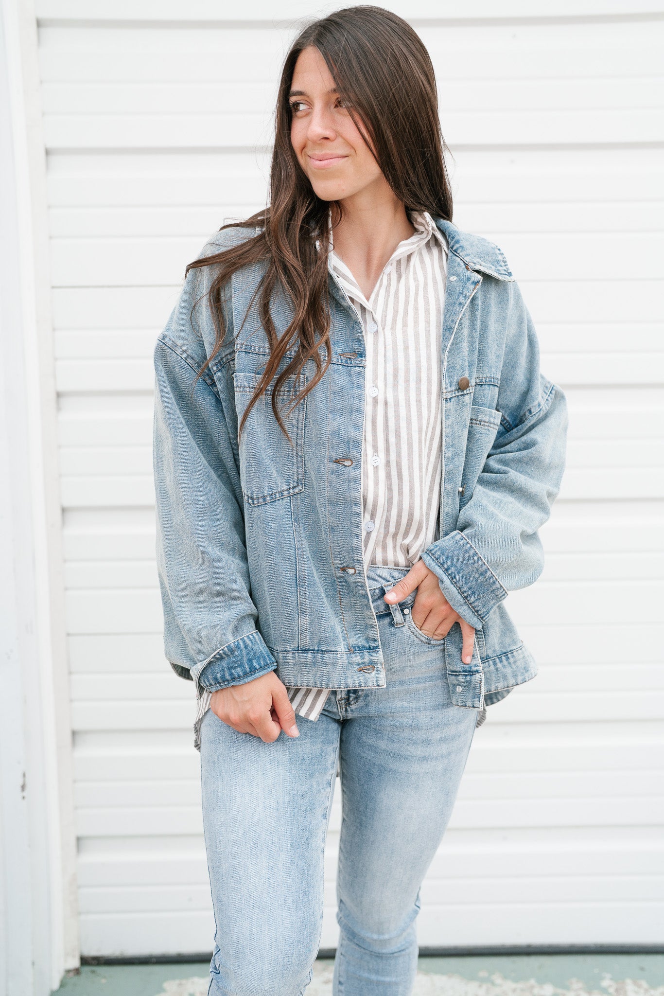 Luke Oversized Denim Jacket
