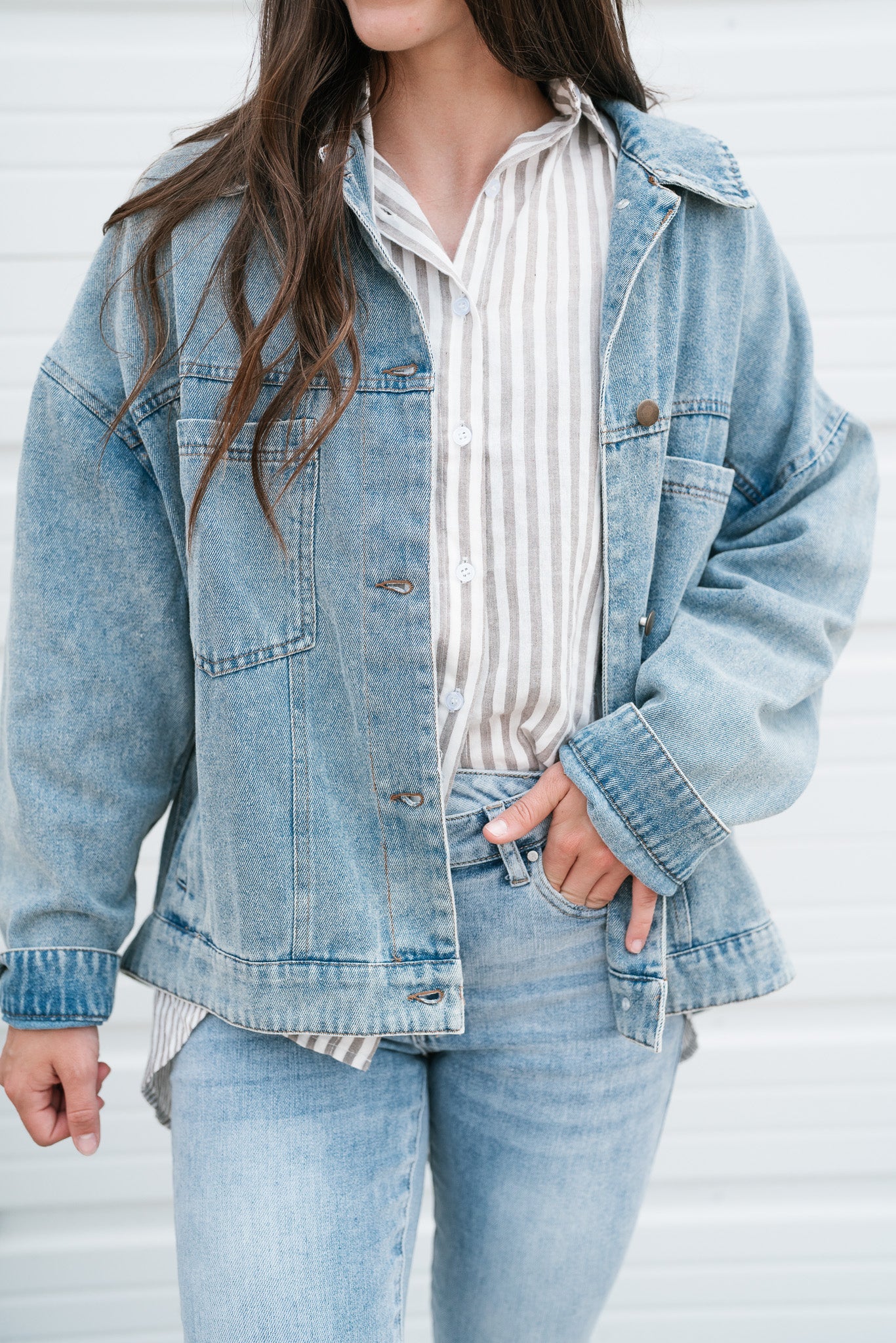 Luke Oversized Denim Jacket