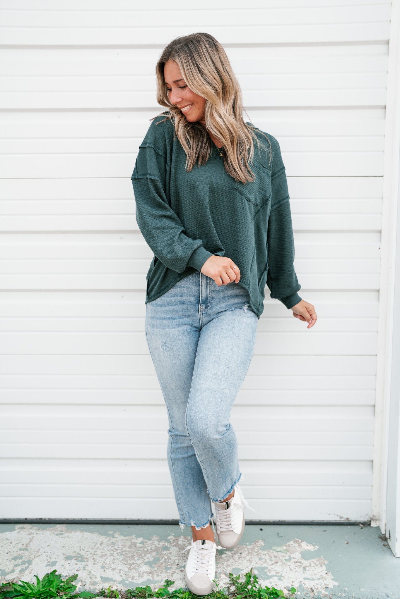 Marnie Textured Long Sleeve