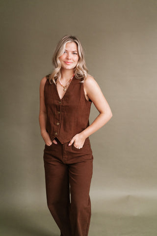 West End Button Vest