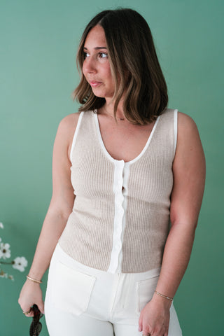 Current Classic Button Front Tank