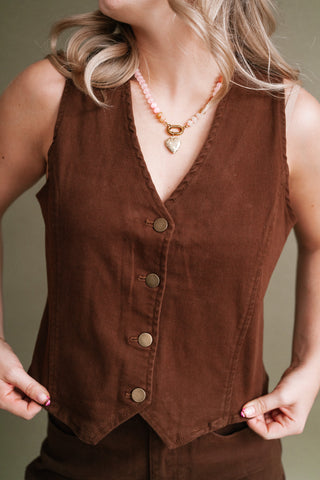 West End Button Vest