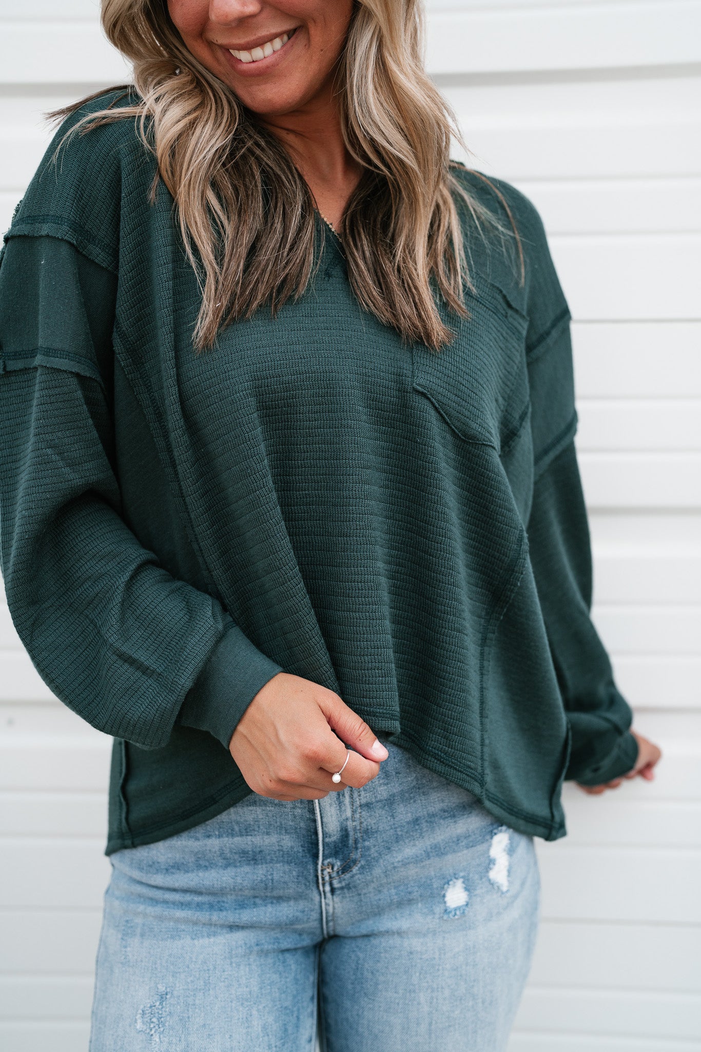 Marnie Textured Long Sleeve