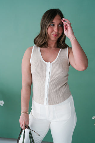 Current Classic Button Front Tank