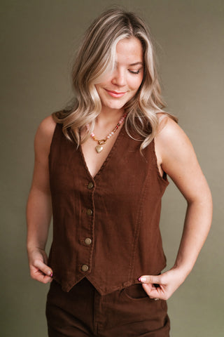 West End Button Vest