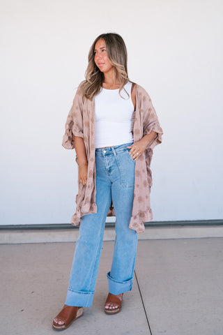 Enchanted Daisy Ruffle Kimono