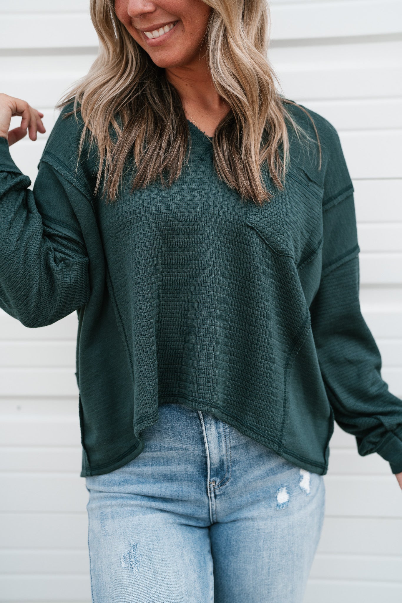 Marnie Textured Long Sleeve